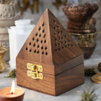 Wooden Dhoop Stand | Incense Burner for Pooja