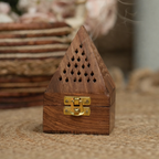 Wooden Dhoop Stand | Incense Burner for Pooja